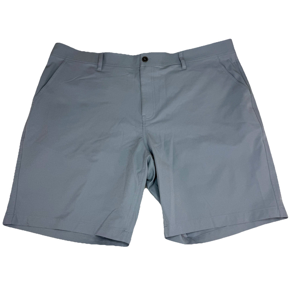 32 Degrees Cool Chino‎ Shorts Men's Sz 42 Gray Performance Stretch Slash Pockets